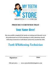 Load image into Gallery viewer, Teeth Whitening Certification Program with 10 Client Kits
